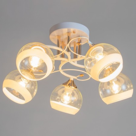 Anava chandelier 5he27 40w is white 48x48x25.5 cm Bayerlux-1