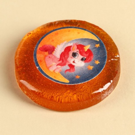 Леденец с печатью, на ленте «Самой лучшей девочке», вкус: тутти-фрутти, 25 г.-1