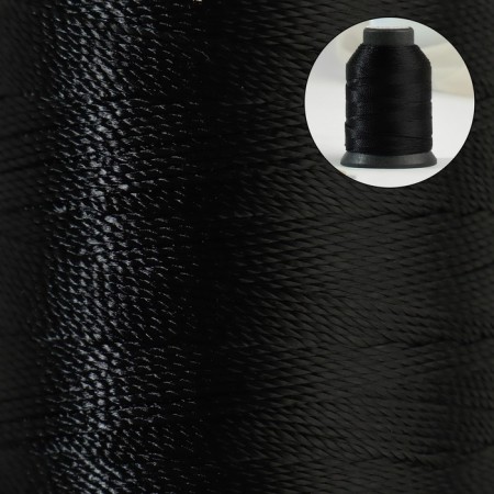 Shoe threads, 170l, 150 m, black color-1