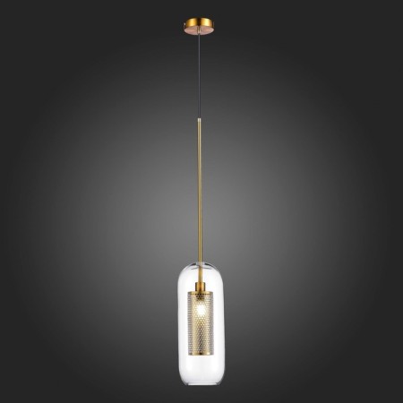 STL LUCE Sus. SL1048.303.01. Gerrit. 1x40 W, E14, 15x15 cm, brass color-3