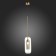 STL LUCE Sus. SL1048.303.01. Gerrit. 1x40 W, E14, 15x15 cm, brass color
