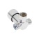 Accoona A9020ST sink mixer, sensory, brass, weapon steel color