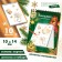 Block Golden Golden Dragon Gifts, white foundation, 10 sheets