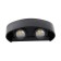 Front Facade "Semesfer", FSD-073, 4 W, 3000K, 2 rays, IP65, 220 V, plastic, black 100842