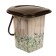 Bucket-bucket, h = 38 cm, 17 l, removable chair, beige, mix cover