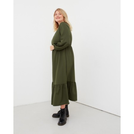Women's dress Midy Mist Plus-Size, R. 54, Haki-1