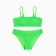 Swimsuit female separate minku plain color green, size 48