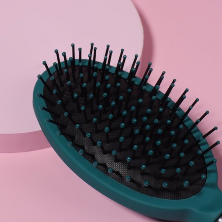 Massage comb, 7.5 × 24.5 cm, turquoise color-2