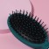 Massage comb, 7.5 × 24.5 cm, turquoise color