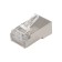 The network LAN connector to the cable, the 8p8s plug (RJ-45), under the squeeze, in the screen, 10pcs. Rexant