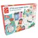 Developing gaming set 3 in 1 for children (English alphabet, account, draw by stencils)
