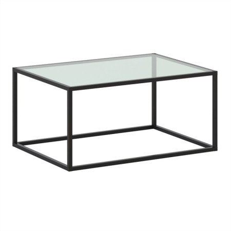 Table Journal loft with glass, 941x488x488, black muar/glass colorless-3