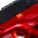 Glock pistol with tape supply of cartridges, works from the battery