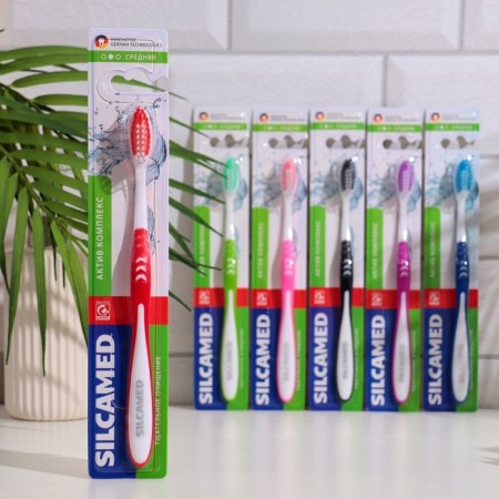 Silcamed toothbrush Asset complex of medium stiffness
