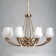 Palermo chandelier, size 80x110x80 cm, 320W 8xe27