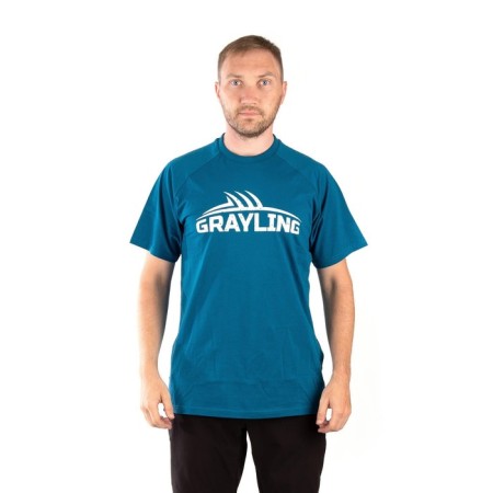 T-shirt Grayling Logo, Cotton, Blue, Rr.