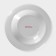 Plate ceramic deep fraction of “poppies”, 600 ml, d = 20.5 cm, white color