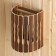 The lampshade is wooden, semicircular "Dobrynya" No. 2 29.5x23x16 cm