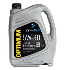 Reinwell 5W-30 API SN, HC-synthetic, 4 liters