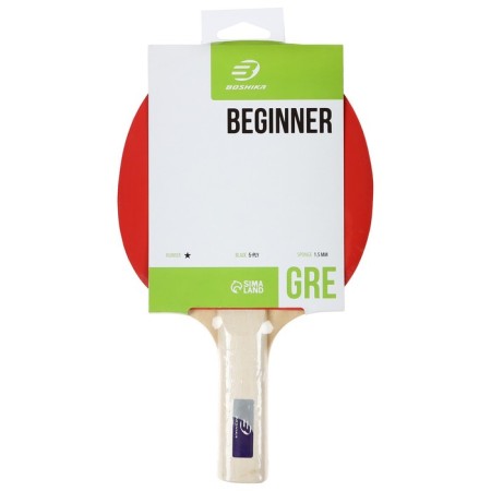 Boshika Beginner 1*table tennis racket, for lovers, 1.5 mm lining, straight handle-1