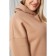 Female hoodies, size 60, beige color