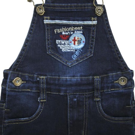 Semi -combineson jeans for boys, height 86 cm, blue color-2