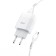 Network charger Hoco C72A, 1 USB, 2.1 A, Micro USB - USB, 1 m, white cable