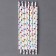 Pipe for cocktail "Confetti", set of 12 pcs.