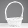A set of baskets 3 pcs, willow, white