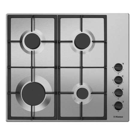 Hob Hansa BHGI620530, gas, 4 burners, electric lights, stainless steel