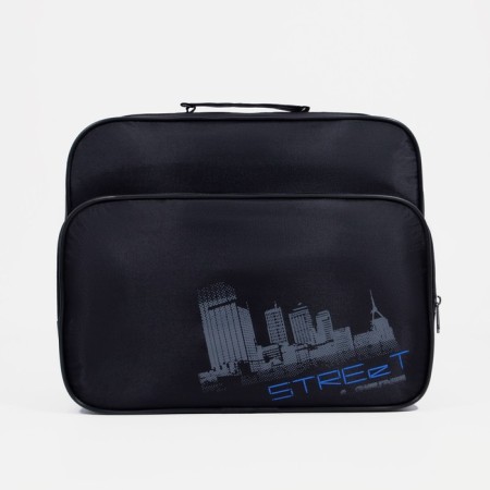 Male bag, black color-1