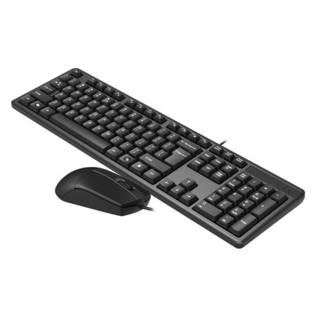 Keyboard + Mouse A4Tech KK-3330S CLAV: Black Mouse: Black USB (KK-3330S USB (Black))-4