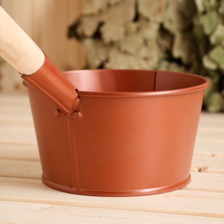 Bath bucket, 1.5 l, bronze-2