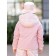Jacket for girls, height 134 cm, pink color
