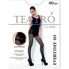 Колготки женские капроновые, Everyday 40 ден, цвет чёрный (nero), размер 3