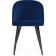 STULL OF A GABI Metal Carcass 1 Metal/velor, Black/Blue 49x53x79 cm