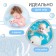 Bath toy "Kit", light, crush me, white