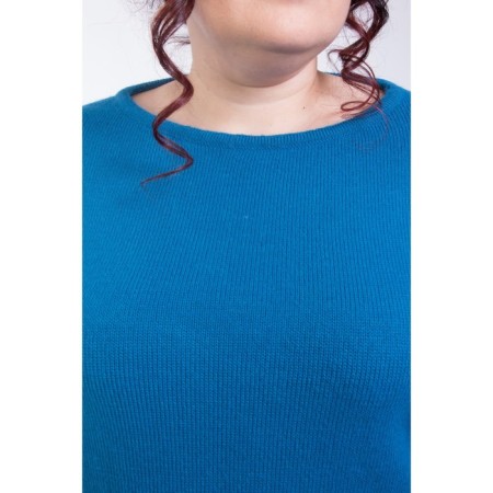 Female jumper, size 54, blue color-3