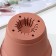 Pot for flowers with a pallet min, 1.2 l, d = 15 cm, h = 11.3 cm, terracotta color