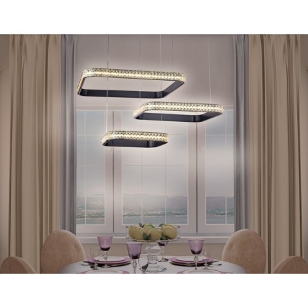 LED LED suspension with the Ambrella Light, Original, Fa6166, LED, 105 W, 7875LUM, 3000-6400K, Black Black Color-1