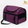 Bag - Animal carrying, with a hatch, 49 x 30 x 35 cm, mix of flowers