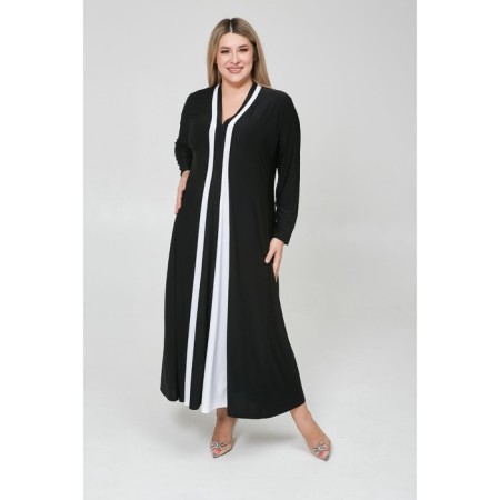 Female dress, size 62, black color-3