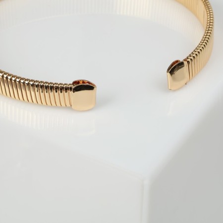 Choker "relief" wide, 2 cm, color gold, 13.5 cm-1