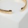 Choker "relief" wide, 2 cm, color gold, 13.5 cm