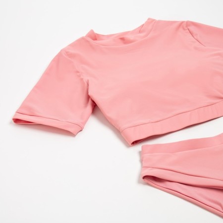 Separate Minaku swimsuit with top, pink color, size 46-6