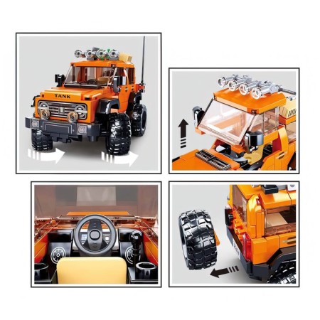 Designer SUV "Safari" Sluban Models, 302 details, 6+-3