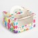 Box under the bento-port with the window "Happy Birthday!", 14 x 14 x 8 cm
