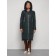 Coat insulated winter female, size 46, dark green color