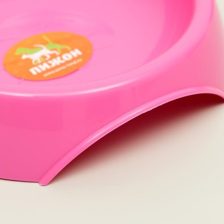Bowl “cat ears” 200 ml, 15 x 3.7 cm, pink-1