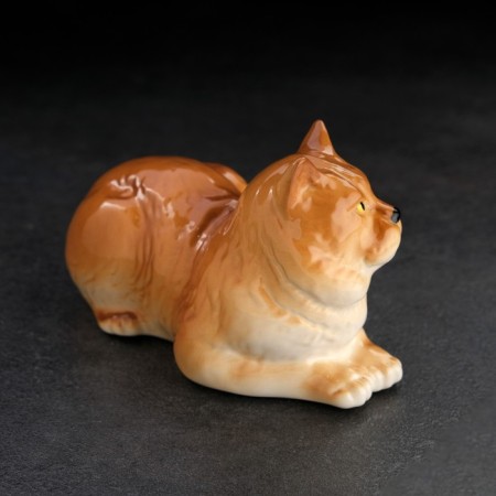 Souvenir "British Cat" 7x6x13 cm, porcelain color mix-2